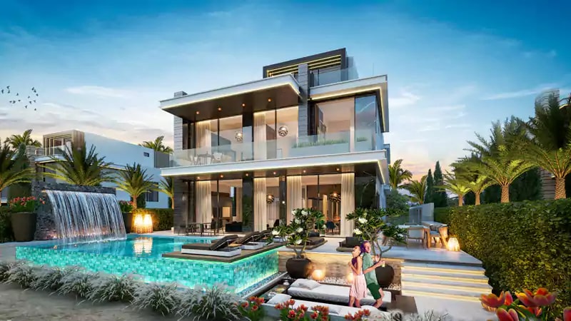 Impressie van Lagoons Townhouses, townhouses van Damac Properties in Al Barsha, Dubai