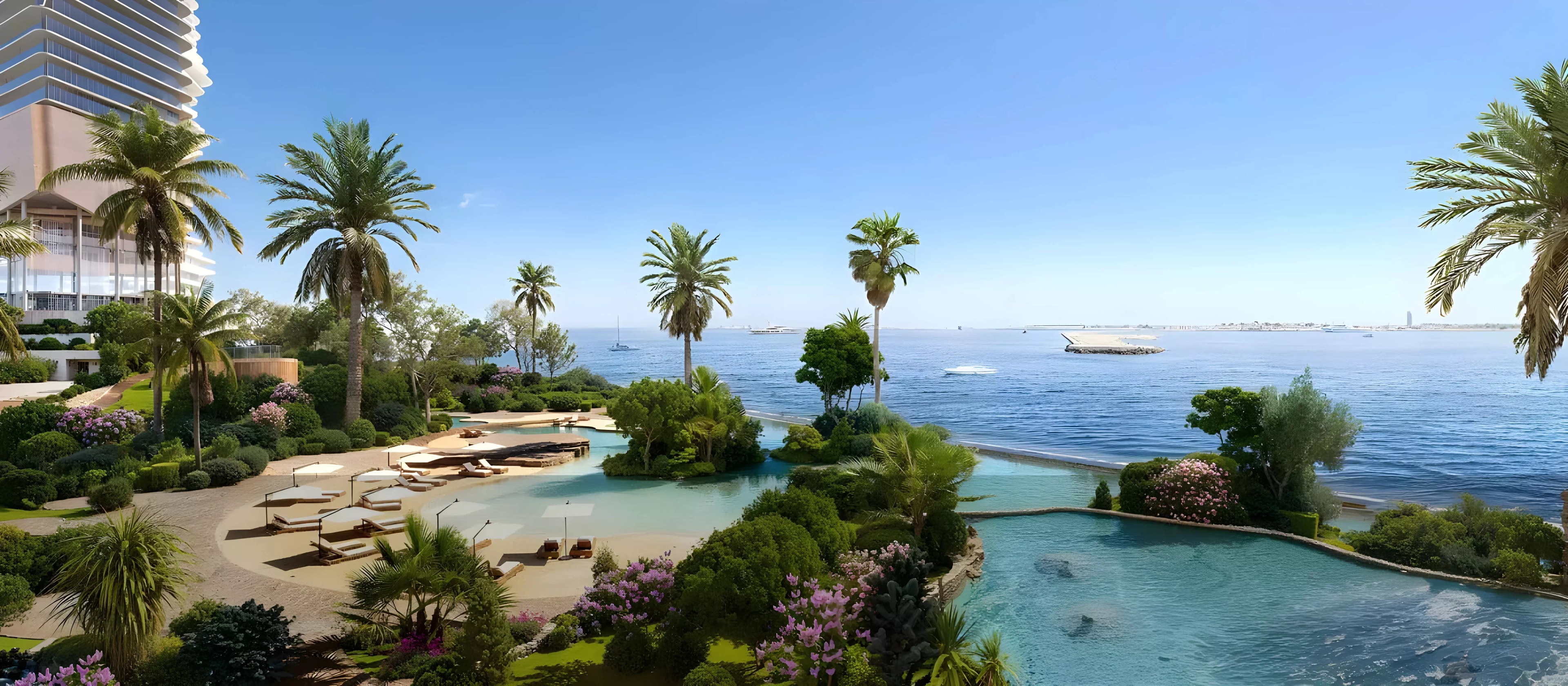 Impressie van Jumeirah Peninsula Gardens, appartementen van Beyond in Maritime City, Dubai