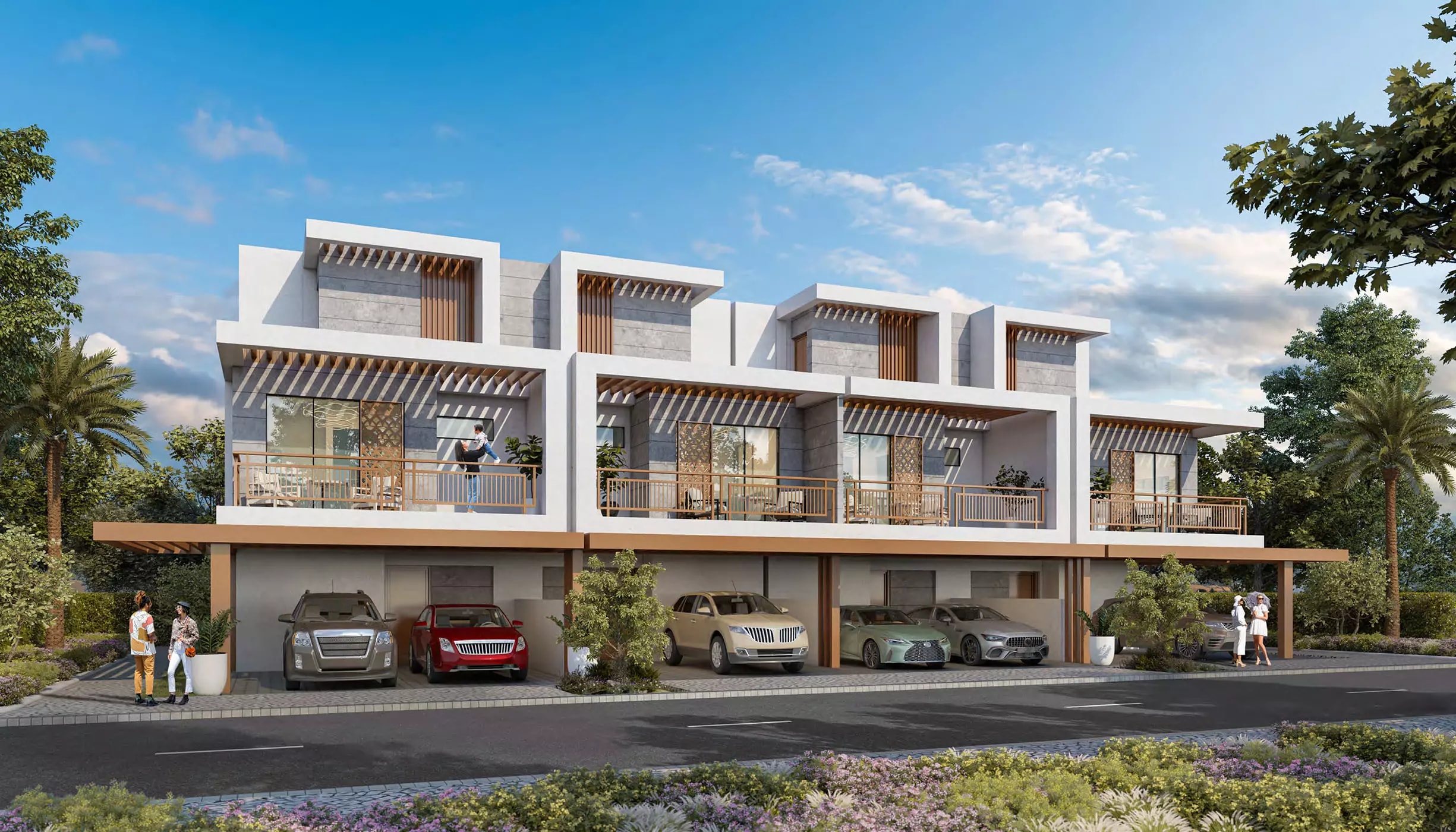 Impressie van Natura 2, townhouses van Damac Properties in Damac Hills 2, Dubai