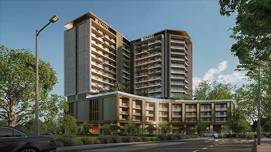 Impressie van Azizi Gabriel Jebel Ali, woningen van Azizi Developments in Jebel Ali, Dubai