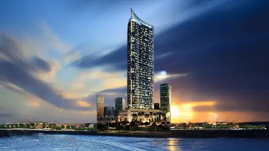 Impressie van Upper Crest, woningen van Damac Properties in Business Bay, Dubai