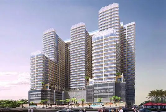 Impressie van Golf Views Seven City, woningen van Seven Tides in Jumeirah Lake Towers, Dubai