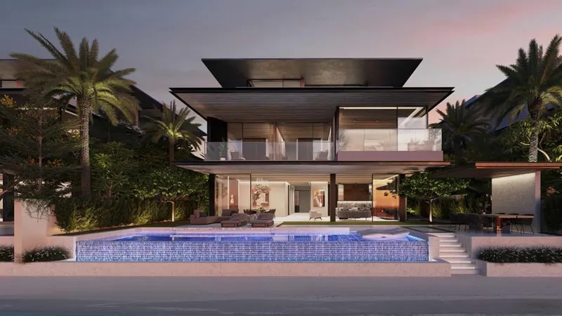Impressie van Palm Jebel Ali Villas, villa's van Nakheel in Jebel Ali, Dubai