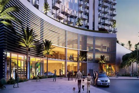 Impressie van Fawad Azizi Residence, appartementen van Azizi Developments in Dubai Health Care City, Dubai