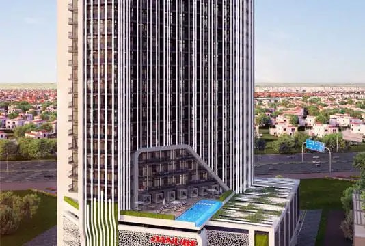 Impressie van Bayz Apartments, woningen van Danube Properties in Business Bay, Dubai
