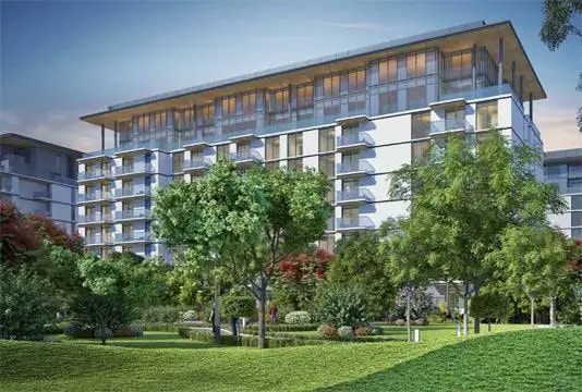 Impressie van Hartland Greens, woningen van Sobha Realty in Sobha Hartland, Dubai
