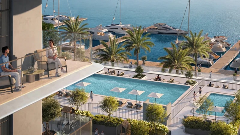 Impressie van Emaar Pier Point Mina Rashid, woningen van Emaar Properties in Mina Rashid, Dubai