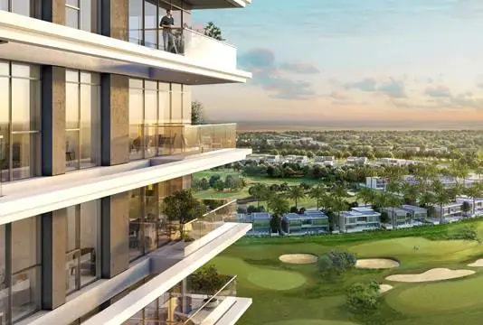 Impressie van Golf Suites Apartments, woningen van Emaar Properties in Dubai Hills Estate, Dubai
