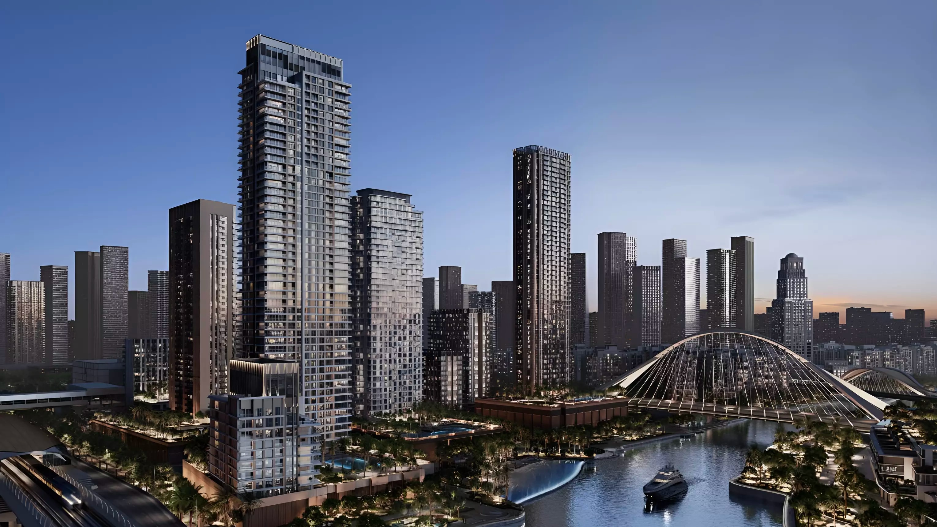 Impressie van Aeon, appartementen van Emaar Properties in Dubai Creek Harbour (The Lagoons), Dubai