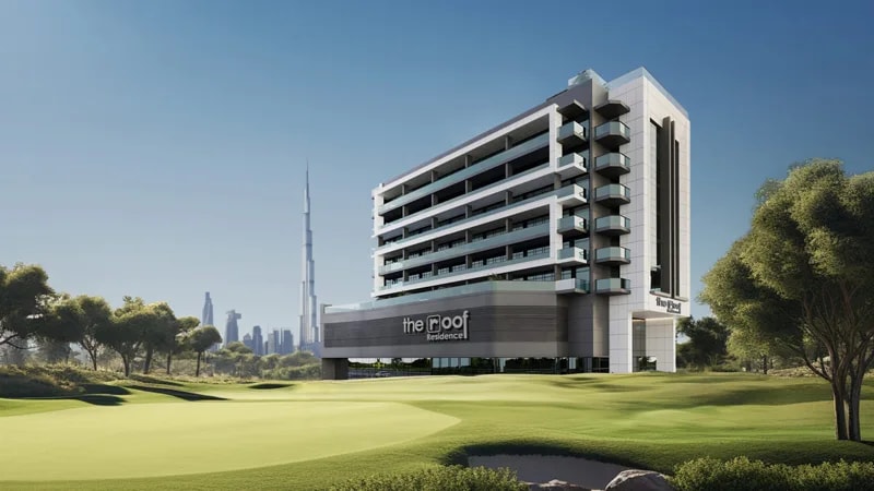 Impressie van The Roof Residence, appartementen van Soboh Development in Nad Al Sheba, Dubai