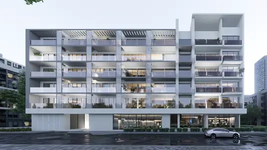 Impressie van Casa Vista Residence at JVC, appartementen van Golden Woods Real Estate in Jumeirah Village Circle, Dubai