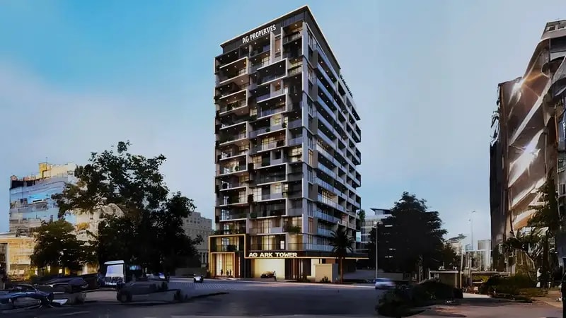 Impressie van AG Ark Tower at DLRC, appartementen van AG Properties in Dubai Land Residence Complex, Dubai