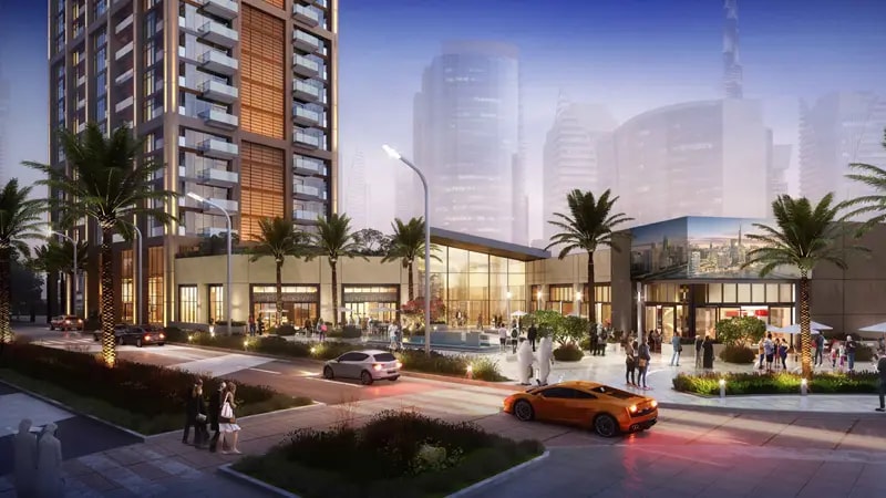 Impressie van Peninsula Three, woningen van Select Group in Business Bay, Dubai
