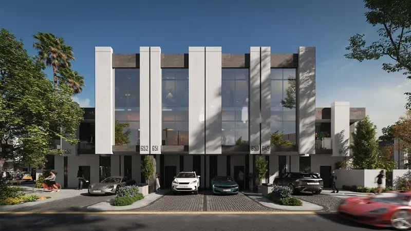 Impressie van Bianca Townhouses, townhouses van Reportage Real Estate in Dubai Land, Dubai