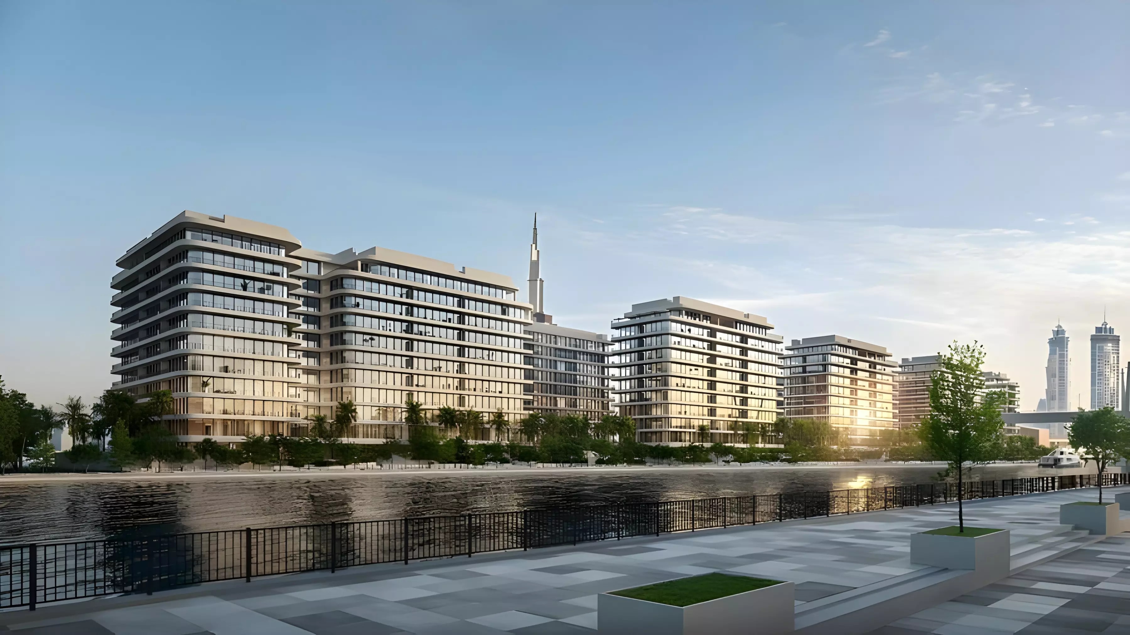 Impressie van Marriott Westin, appartementen van OCTA Properties in Dubai Creek Harbour (The Lagoons), Dubai