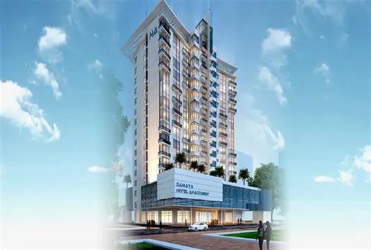 Impressie van Samaya Hotel Apartments, woningen van Tiger Group in Majan, Dubai