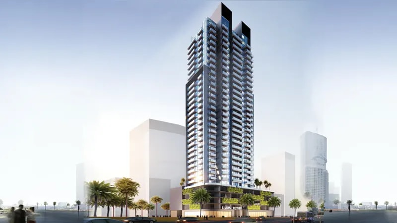 Impressie van Lilium Tower at JVT, woningen van Tiger Group in Jumeirah Village Triangle, Dubai