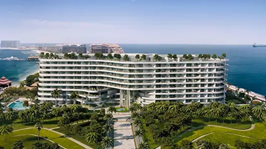 Impressie van Azizi Mina, woningen van Azizi Developments in Palm Jumeirah, Dubai