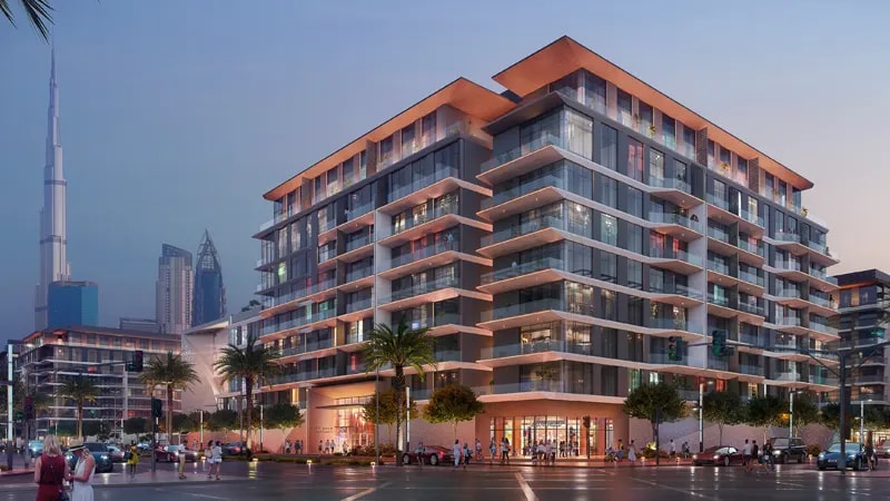 Impressie van City Walk Northline, appartementen van Meraas Holding in City Walk, Dubai