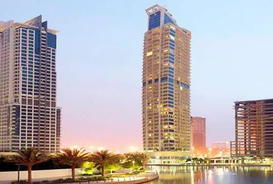 Impressie van Lake View, woningen van Damac Properties in Jumeirah Lake Towers, Dubai