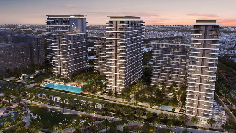 Impressie van Palace Residences at Dubai Hills Estate, woningen van Emaar Properties in Dubai Hills Estate, Dubai