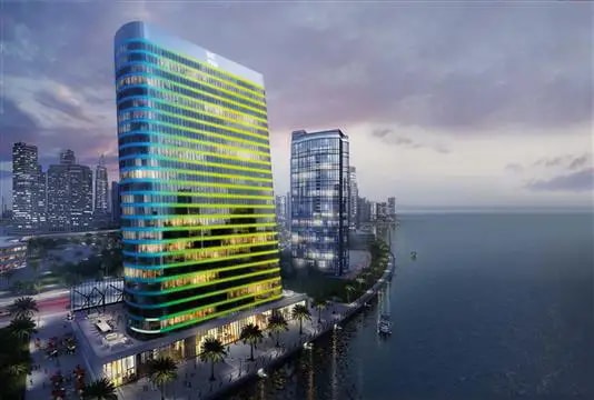 Impressie van The Pad, woningen van Omniyat Group in Business Bay, Dubai