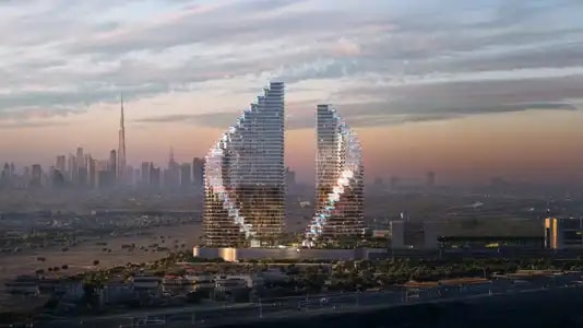 Impressie van Binghatti Flare 2, appartementen van Binghatti Developers in Jumeirah Village Triangle, Dubai