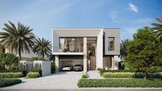 Impressie van The Beach and Coral Collection, woningen van Nakheel in Jebel Ali, Dubai