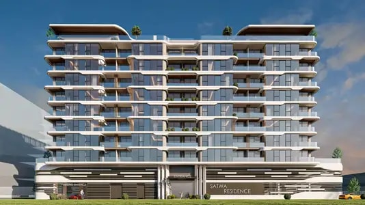 Impressie van Rose Gardens 1, appartementen van Roz Real Estate Development in Jumeirah Garden City, Dubai