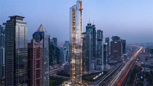 Impressie van Lumena by Omniyat, woningen van Omniyat Group in Business Bay, Dubai