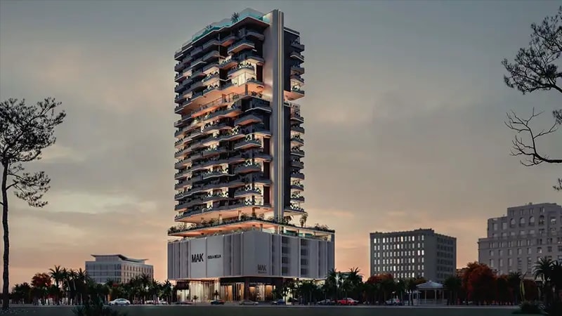 Impressie van MAK Isola Bella, appartementen van Mak Developers in Jumeirah Village Circle, Dubai