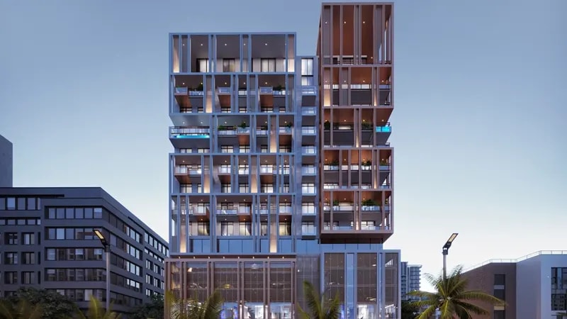 Impressie van AB Cavalier at JVC, woningen van AB Developers in Jumeirah Village Circle, Dubai