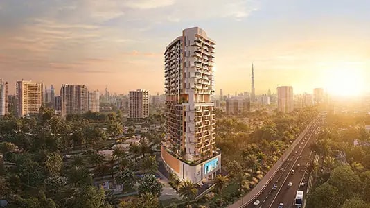 Impressie van Rabdan Gates at Majan, woningen van Rabdan Developments in Majan, Dubai