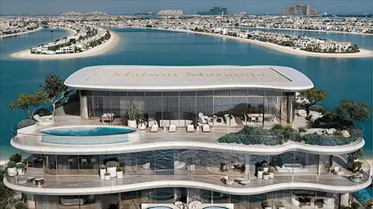 Impressie van Maison Margiela Residences, woningen van Alta Real Estate Development in Palm Jumeirah, Dubai