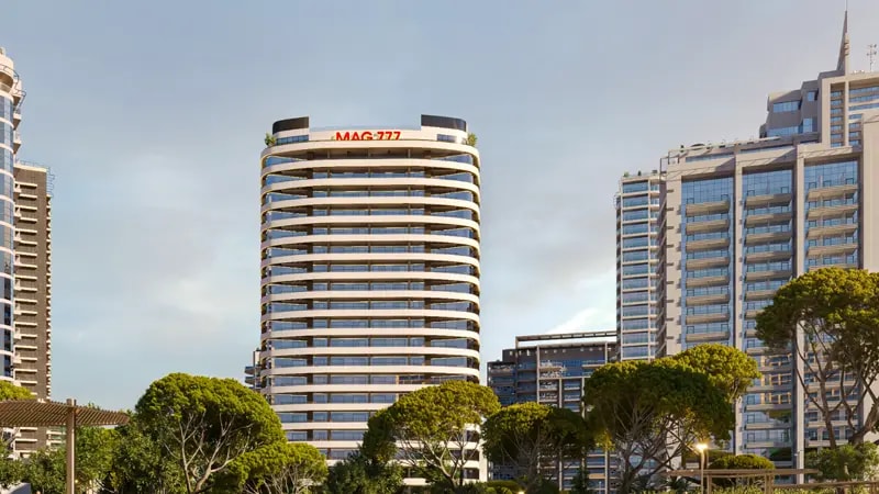 Impressie van MAG 777 Dubai, appartementen van MAG Property Development in Dubai Sports City, Dubai
