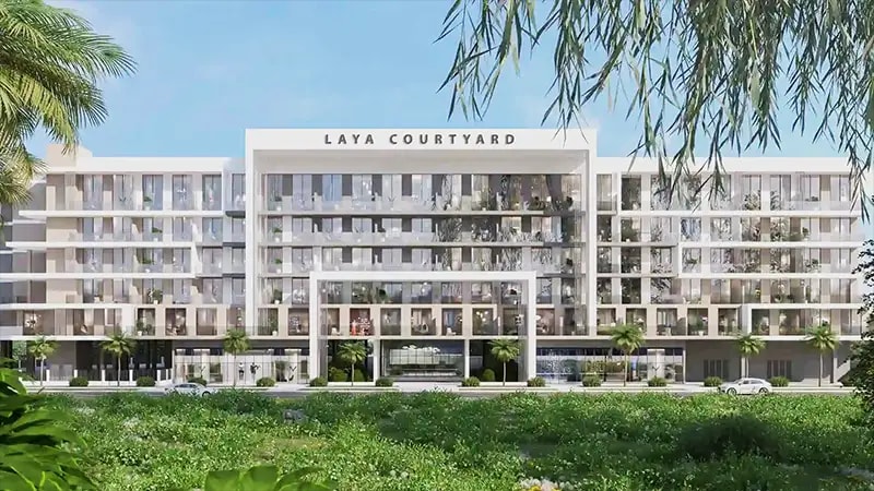 Impressie van Laya Courtyard Dubai, appartementen van Laya Developers in Dubai Studio City, Dubai