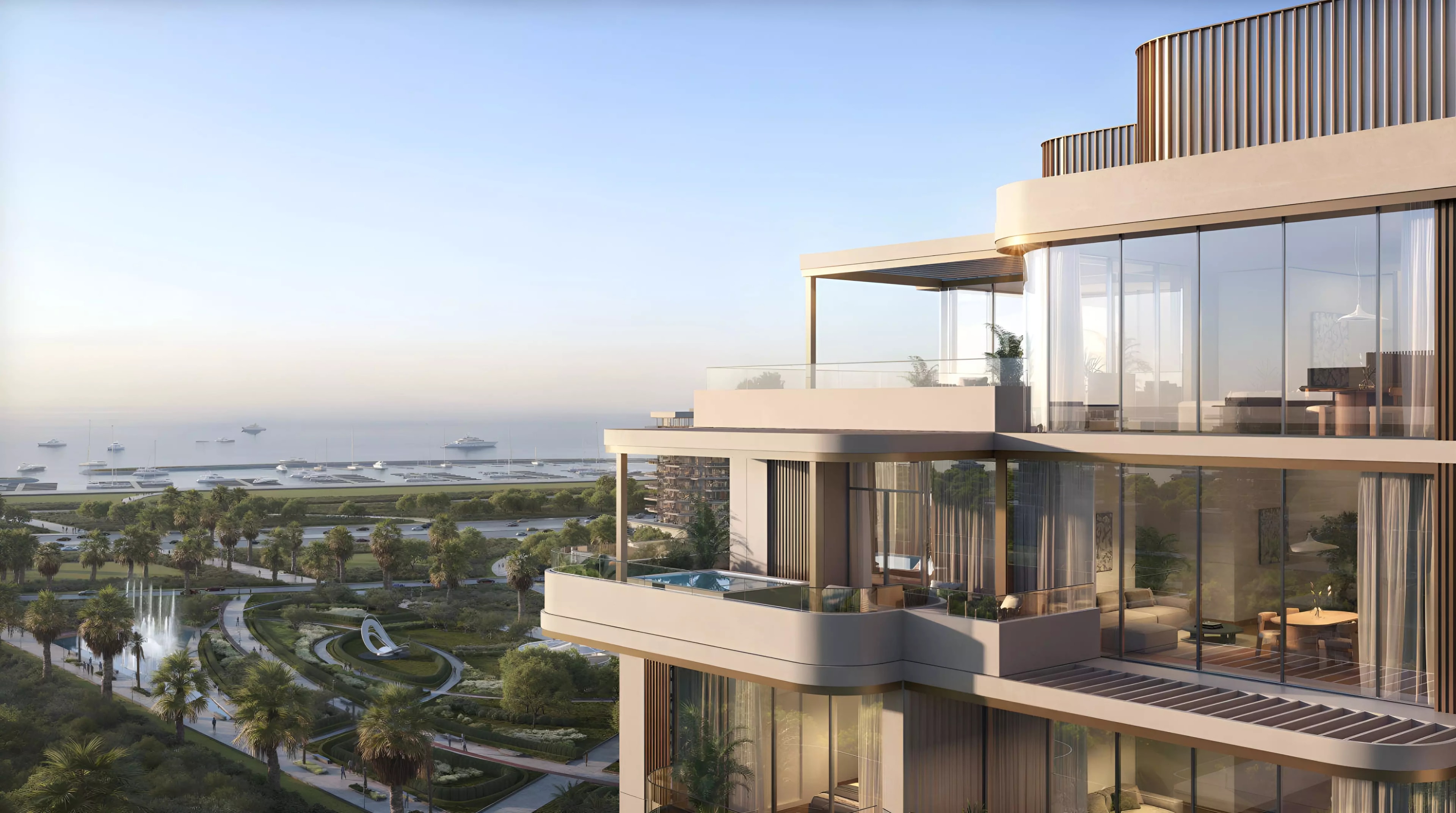 Impressie van House of Well 2, woningen van WELL Concept in Dubai Islands, Dubai