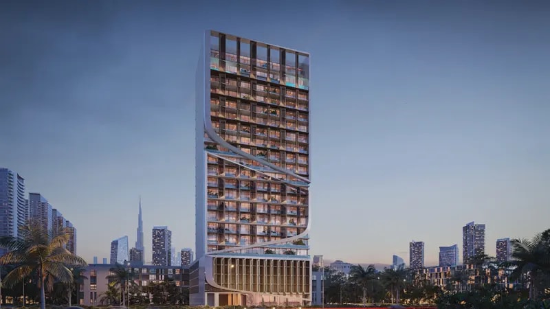 Impressie van Havelock Heights at JVC, woningen van AA & HMB Real Estate Development in Jumeirah Village Circle, Dubai