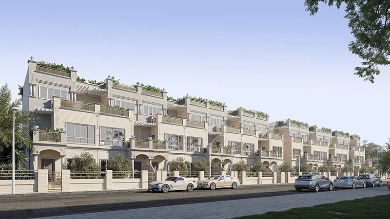 Impressie van Marwa Homes 3 at JVC, townhouses van New World Developments in Jumeirah Village Circle, Dubai