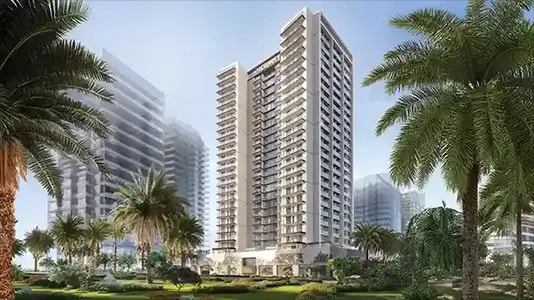 Impressie van Aurelia Residence at Dubai Sports City, appartementen van Object 1 in Dubai Sports City, Dubai