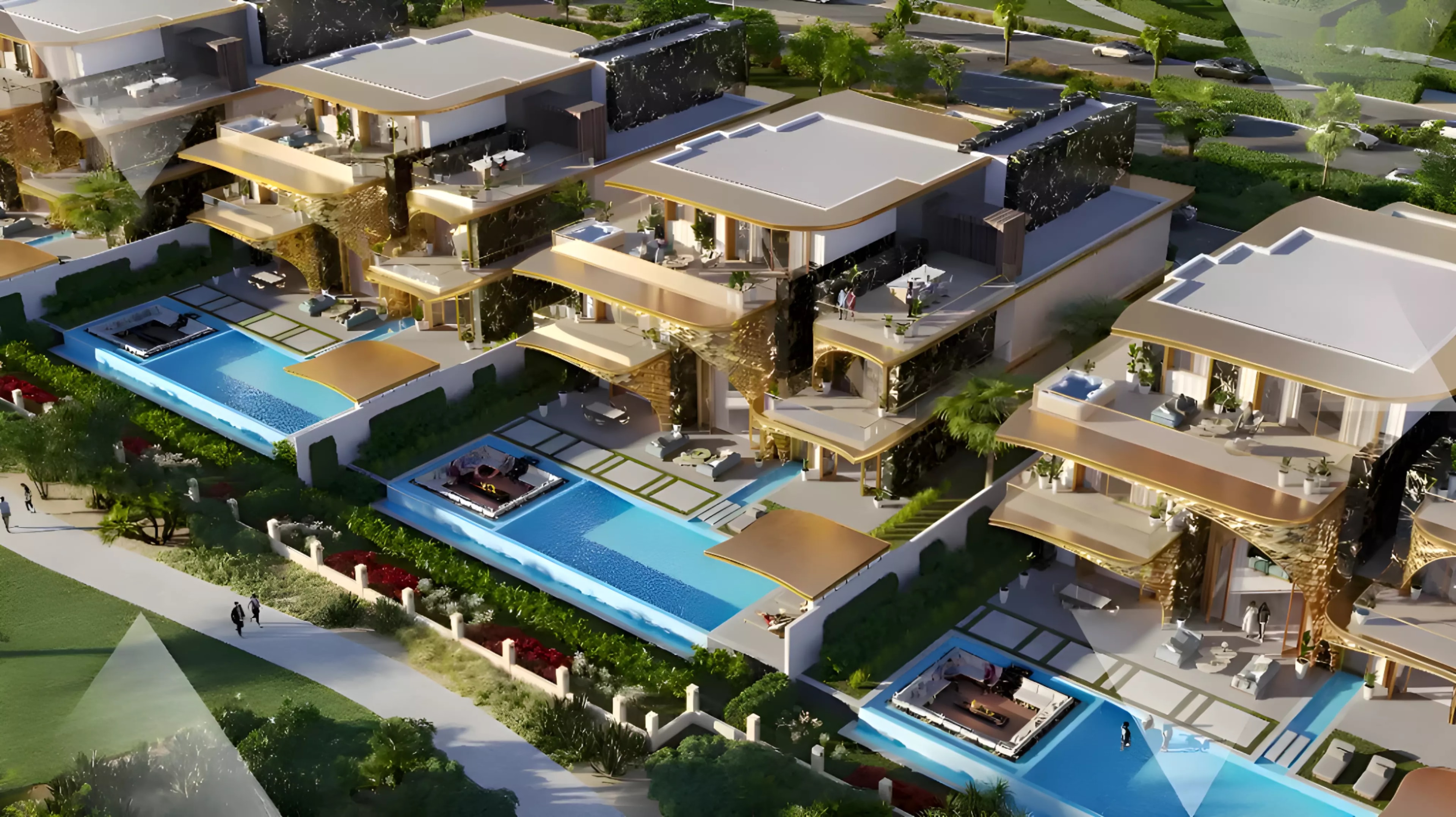 Impressie van Gems Estates phase 2 By Damac, villa's van Damac Properties in Damac Hills, Dubai