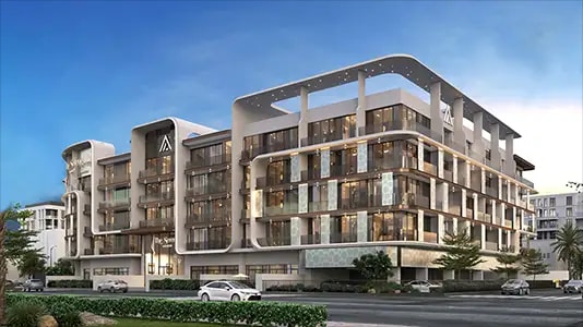 Impressie van Serene Residences at Dubai South, appartementen van Al Mizan Group in Dubai South (Dubai World Central), Dubai