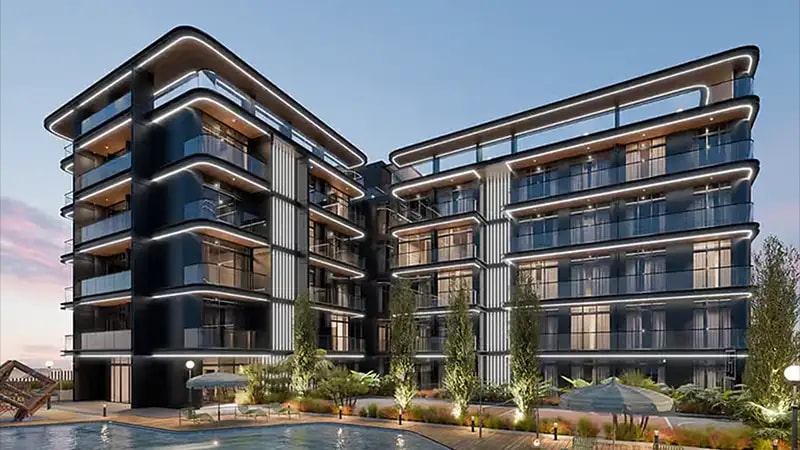 Impressie van The Hudson at JVC, woningen van Crystal Group in Jumeirah Village Circle, Dubai