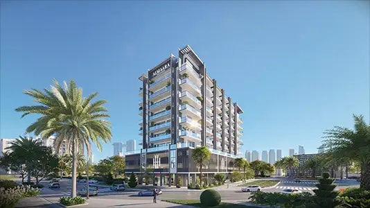 Impressie van Almaara Residences at Al Furjan, appartementen van Hamara Home Development in Al Furjan, Dubai