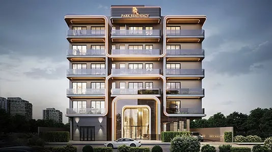 Impressie van Park Residency Warsan 4, woningen van Park Group in Dubai International City 2, Dubai