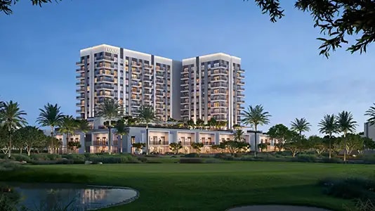 Impressie van Golf Field at Emaar South, woningen van Emaar Properties in Dubai South (Dubai World Central), Dubai