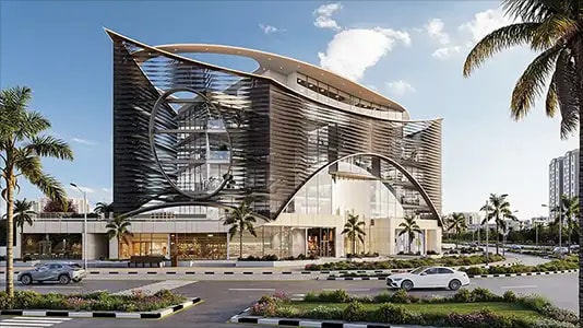 Impressie van Vertex Pointe at Arjan, woningen van Aum One in Arjan, Dubai