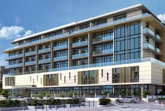 Impressie van Oxford Boulevard, appartementen van Iman Developers in Jumeirah Village Circle, Dubai