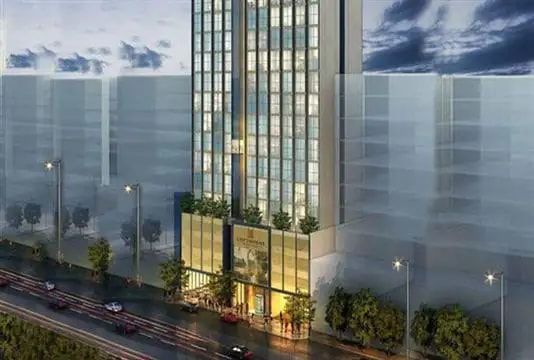 Impressie van Avalon Tower, woningen van The First Group in Jumeirah Village Circle, Dubai