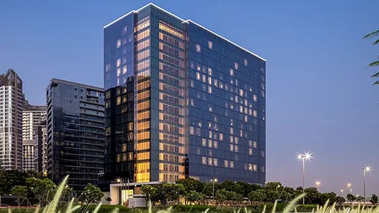 Impressie van The One Hotel, woningen van The First Group in Business Bay, Dubai